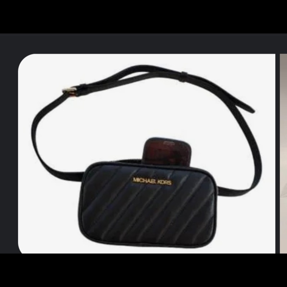 Black, Michael kors belt bag